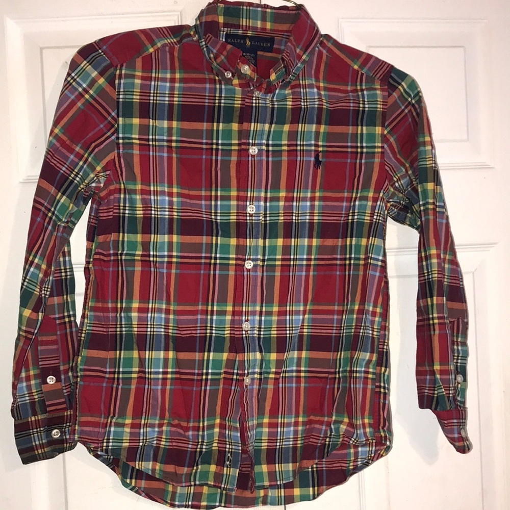 Unisex Ralph Lauren Plaid Shirt